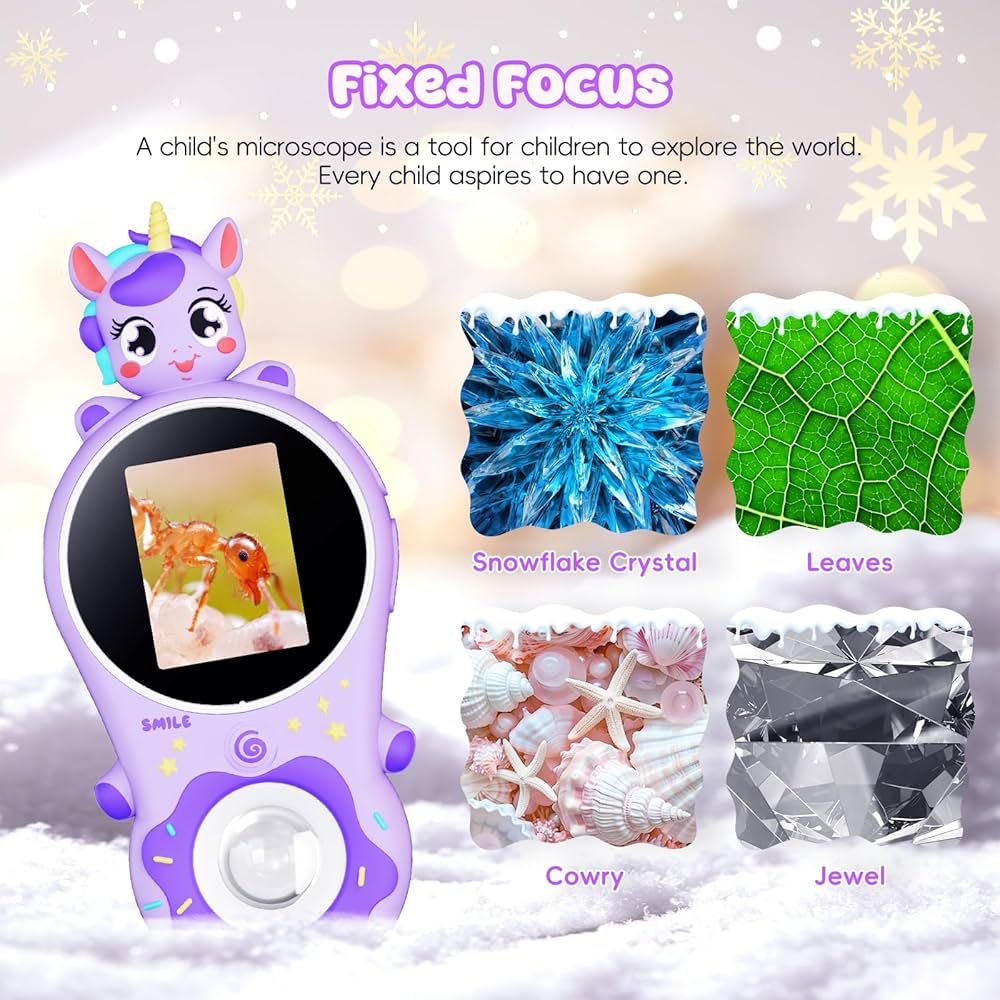 UniWorld Microscope - HD Screen, SD Card to Create Memories